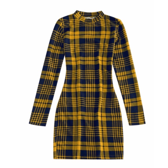 🤩Plaid houndstooth bodycon mini dress🤩 - Picture 2 of 15